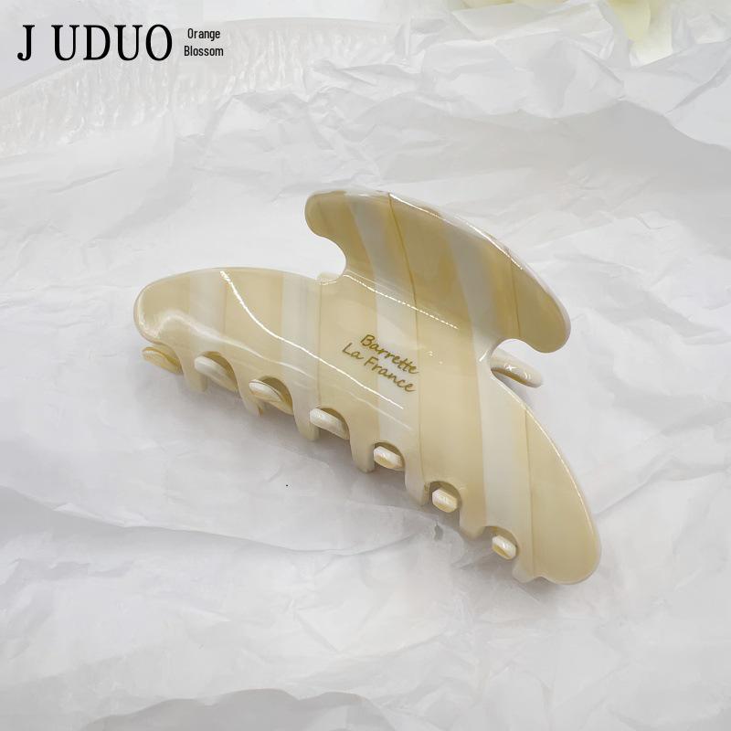 

Korean Melard Black Medium Acetate Mini Claw Clip - Autumn/Winter High-End Hair Accessory for Girls