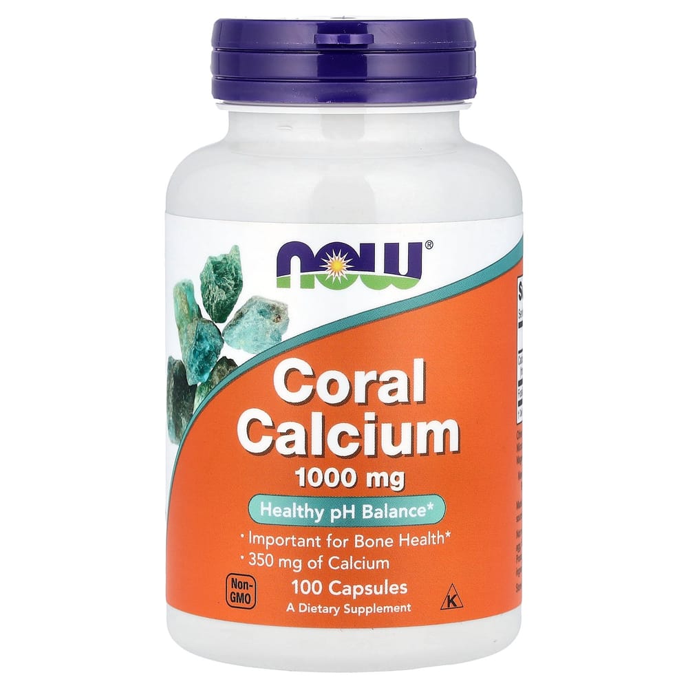 

Now Foods Coral Calcium 1000 mg, 100 Veg Capsules 100 pcs - 1 ea