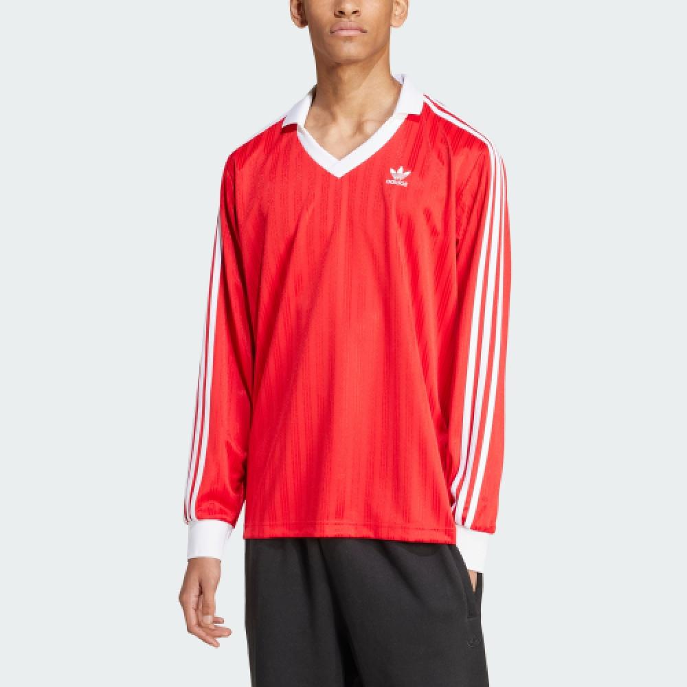 

Adidas Футболка с длинным рукавом из пике, красная Ix5226