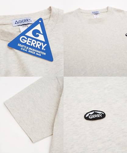 [IMPROVES] [Gerry] Casual [GERRY] Short Sleeve One-Point Patch T-Shirt, Men's, Khaki