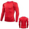 Men's Sports T-Shirts Tight Long Sleeves Base Layer Basketball Gym Yoga Fitness Jogger Running Top Jersey Outdoor Skinny Clothes Quick Dry