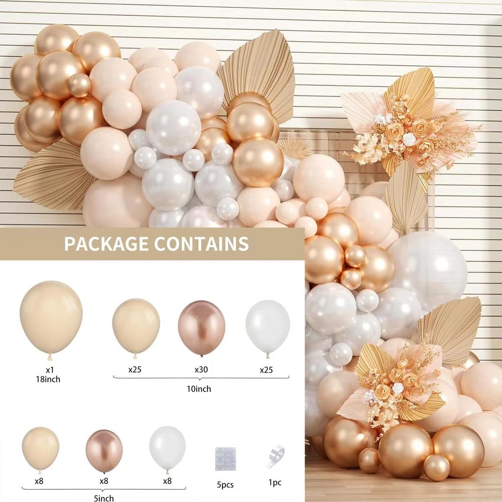 Balloon Set Macaron Balloon Arch Kit Birthday Party Decoration Arrangement Balloon Chain