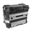 1 Pair 35L Universal Motorcycle Side Storage Box Aluminum Alloy Luggage Case Quick Release