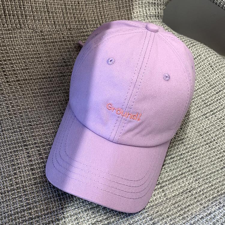Korean Style Embroidered Letter Baseball Cap For Women Street Fashion Sun Hat