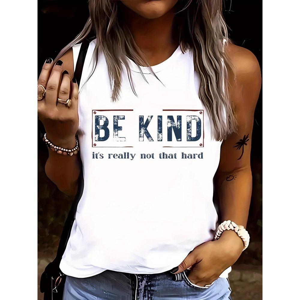 Tanktop für Damen im hawaiianischen Stil mit Buchstabenprint Sommer Alltäglich Lässig Damen Ärmelloses T-Shirt Urban Street Fashion Tanktop