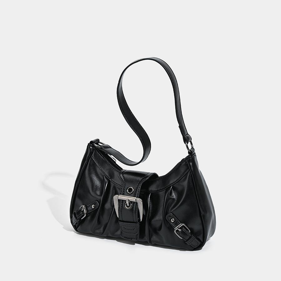 Korean Style Trendy and Versatile Maillard Style Underarm Bag European and American Retro Fashion High End Wasteland Style Single Shoulder Women's Bag