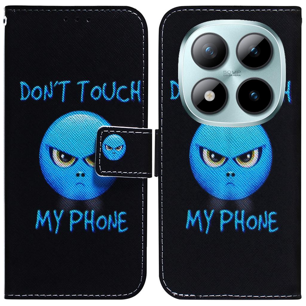 Dla Xiaomi Redmi Note 15 Pro 5G (Światowy) Etui portfelowe z nadrukiem wzoru, skórzane etui na telefon