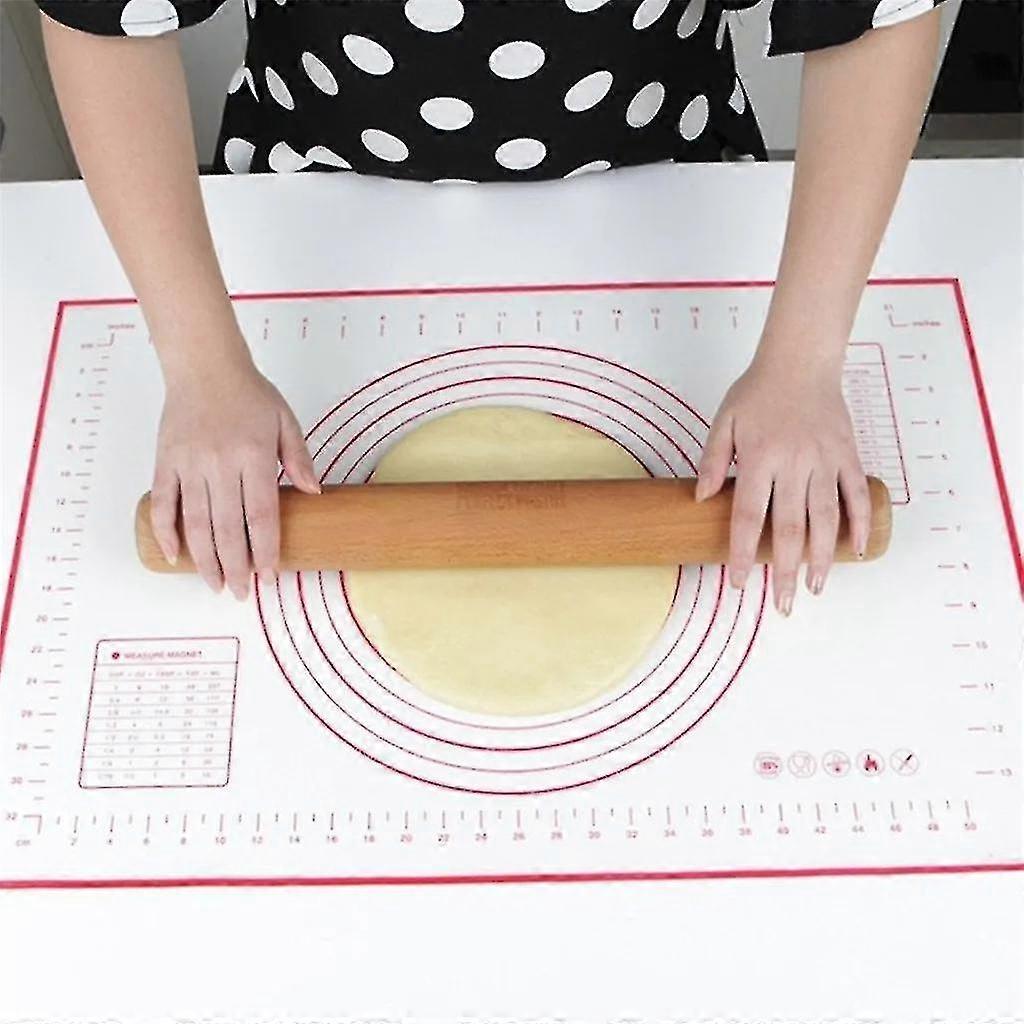 Baking Mat Silicone, 60x40cm Silicone Mat Dough Mat Rolling Mat, Non-slip Bpa-free Non-stick Washable