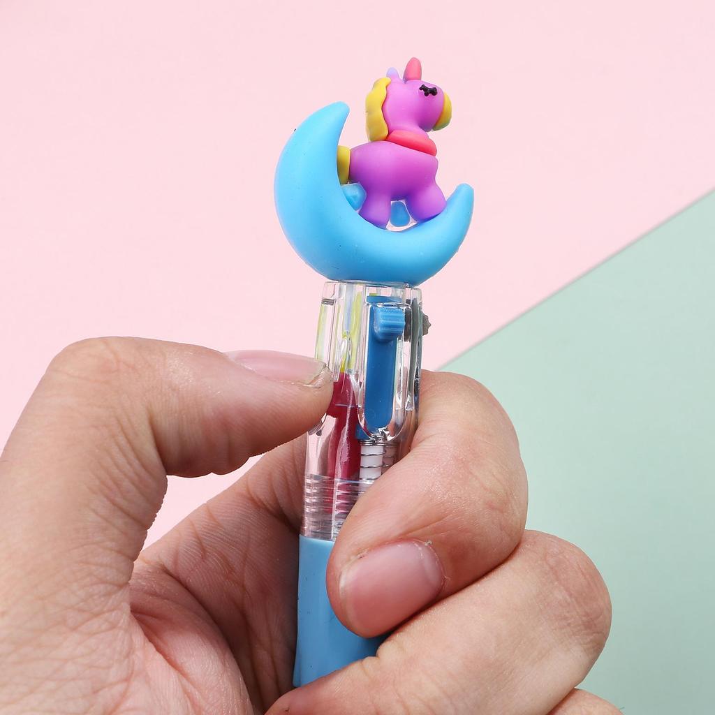 Korejská kreslená čtyřbarevná mini kuličková sada pro studenty a jako dárky