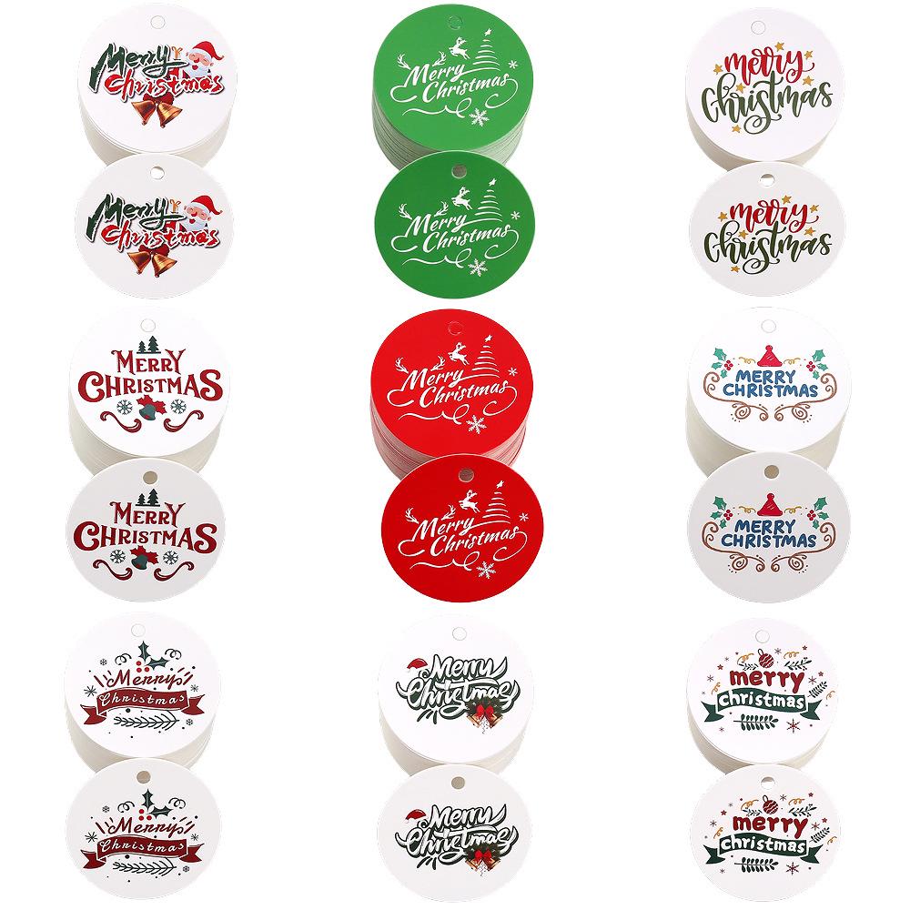 Assorted Christmas Hang Tags: Gift & Decoration Styles Available