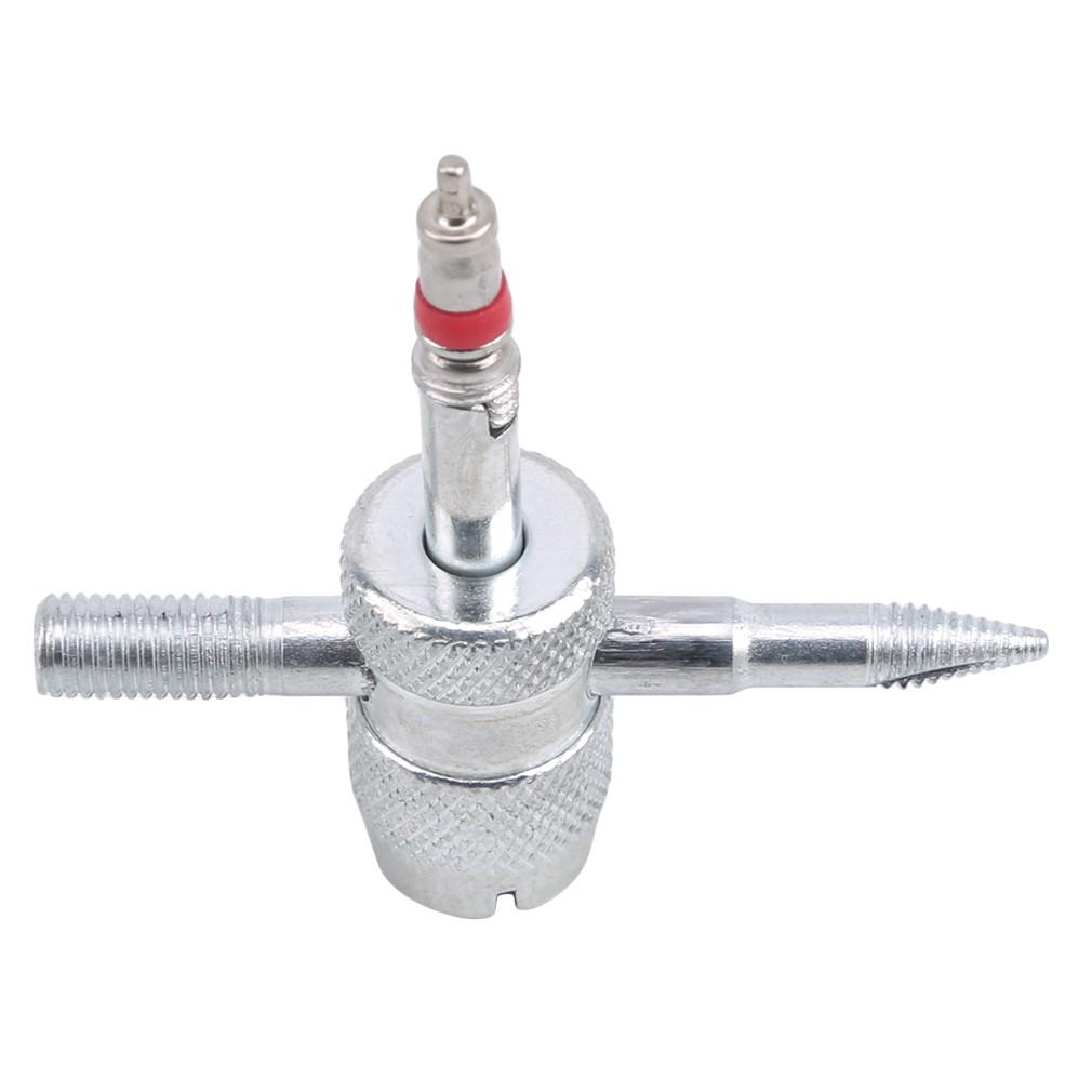 Valve Stem Remover Installation and Maintenance Chrome Tool Kit Pull Carriage Tire Core Valve Set