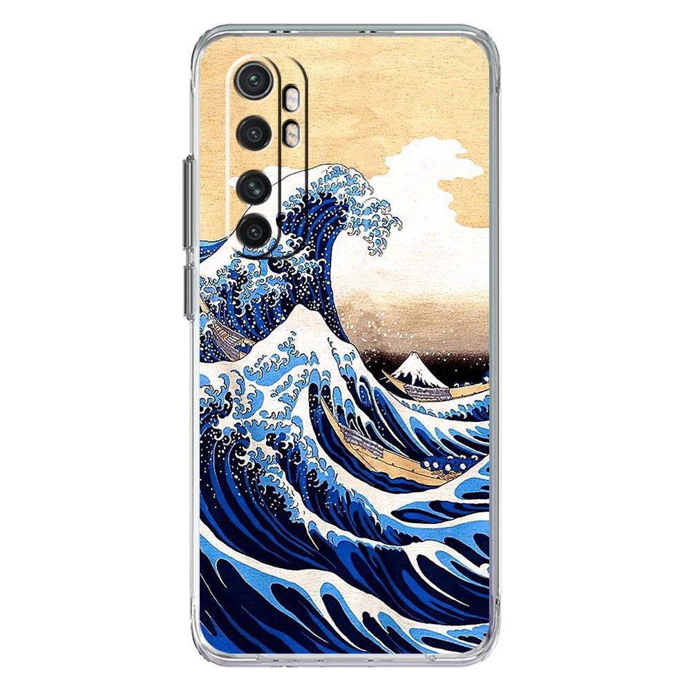 

Japan The Great Wave Of Kanagawa Phone Case For Xiaomi Mi 14 13 13T 12T 10 12 Lite 11 11X 11T Pro Poco X6 X5 X3 NFC F6 5G Cover Xiaomi 12