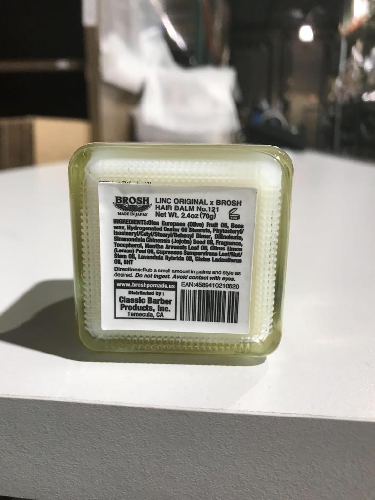 LINC ORIGINAL x BROSH HAIR BALM No.121 70g Skincare Soft Hold