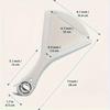 1pc Dual Use Bottle Opener , Cabinet Lid Gripper , Easy Grip Ergonomic Design, Durable Plastic Kitchen Tool for Elderly, Seniors