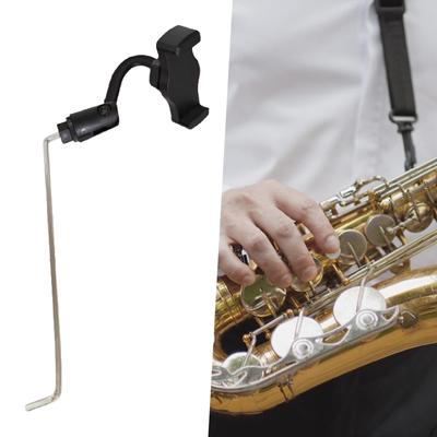 Saxofoon Telefoonhouder Sax Lyre Clip Draagbaar Eenvoudig te Installeren Hoek Verstelbaar voor
