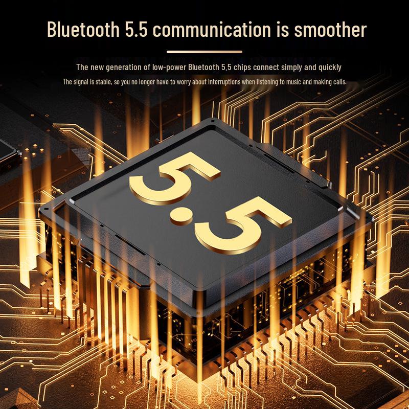 2025 Wireless Bluetooth Single Ear Hook Headphones for Driving, Compatible with Huawei, Vivo, Apple, Oppo, and Xiaomi