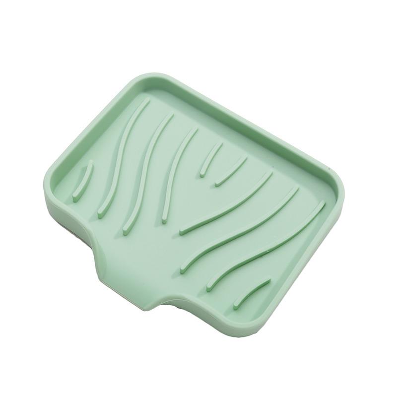 

1 шт. Большой силиконовый держатель для губки, органайзер для раковины, лоток для хранения слива, губка для посуды, мыльница, дозатор, скруббер