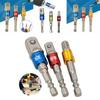 Durable Hex Shank Socket Adapter Set For Drill Drivers With Three Size Options