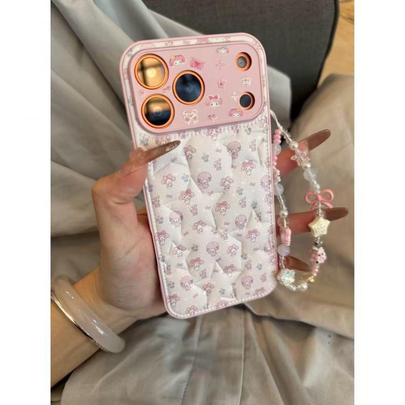 ins wind cute cartoon leather Melody for iPhone17promax Apple 16 mobile phone case 15 new models