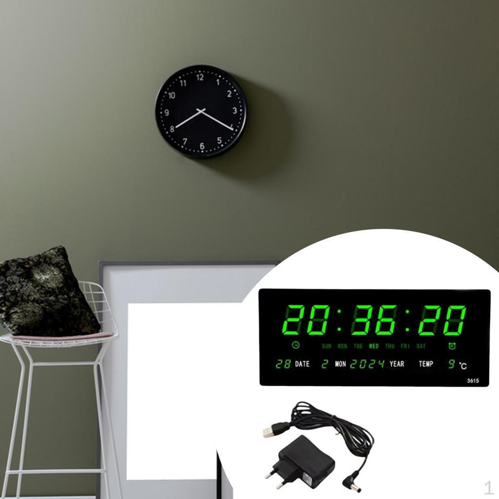 Электрические настенные часы Декор Календарь для Спальни Гостиной Белые
