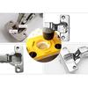 35mm Hinge Hole Locator Jig Drilling Guide DIY Carpenter Woodworking Tools Set Hole Punch Hole Drill Guide Kit