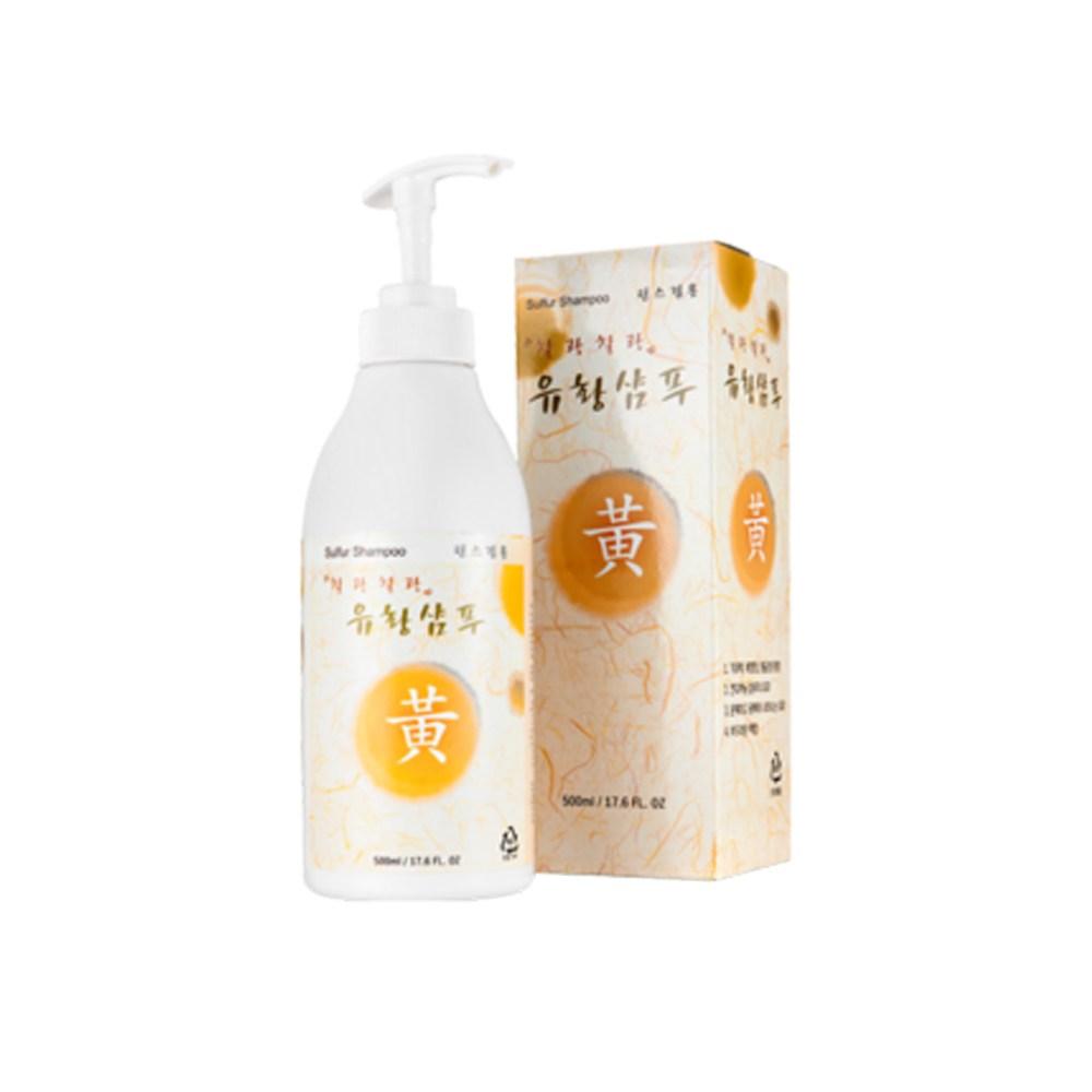Challang Challang Sulfur Shampoo 500ml Healthy Shampoo & Conditioner Dual Use 1 Pcs