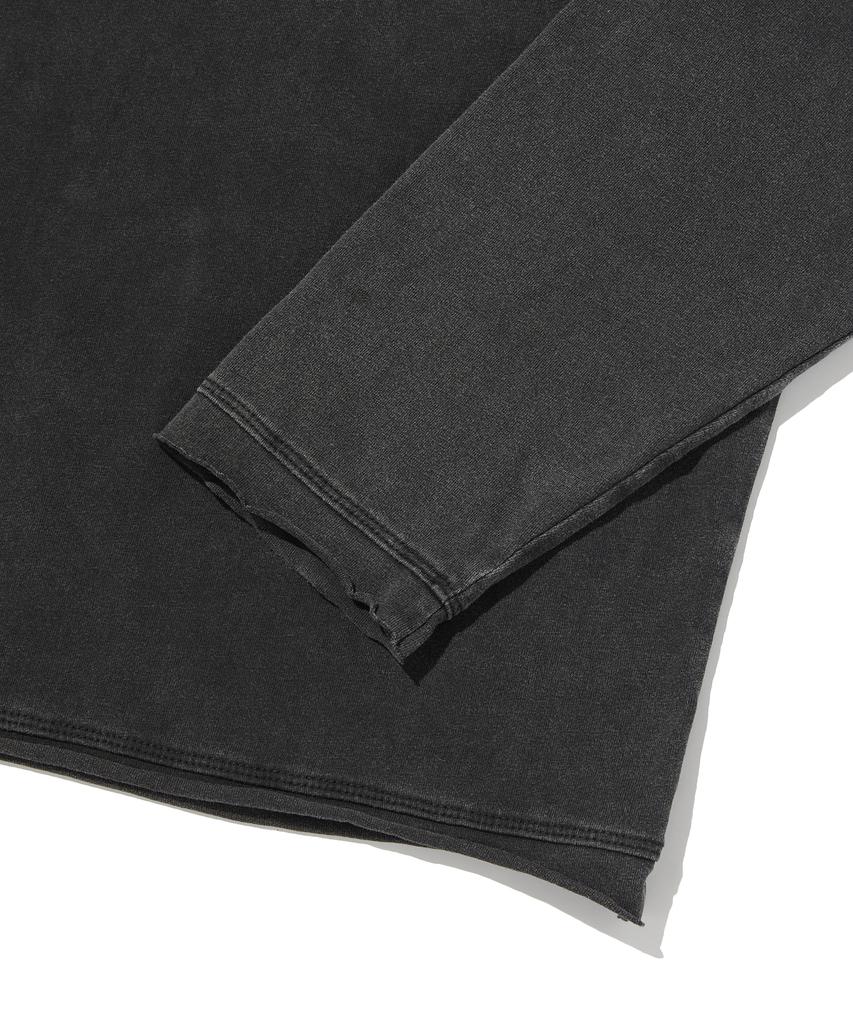 SUADE Washed Henley Neck [Washing Black]