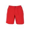 Solid Color Straight Leg Button Casual Shorts Men Shorts Red 3GPS12-N71Z-1450