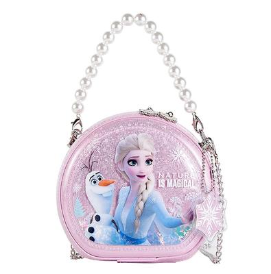 Frozen Kids' Pouch Shoulder Bag with Pockets and Messenger Bag (Pink) [Parallel Import]