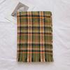 Autumn and winter fashion warm shawl imitation cashmere fringed thickened scarf decoration classic plaid printing long towel
