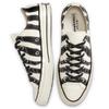 Converse Chuck 70 1970s Casual Low-Top Espadrilles Unisex Black and White Zebra Stripes