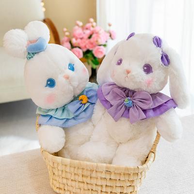 Boneca coelho Lolita fofa brinquedo de pelúcia urso de abraço boneca de pano boneca calmante dando presente para menina