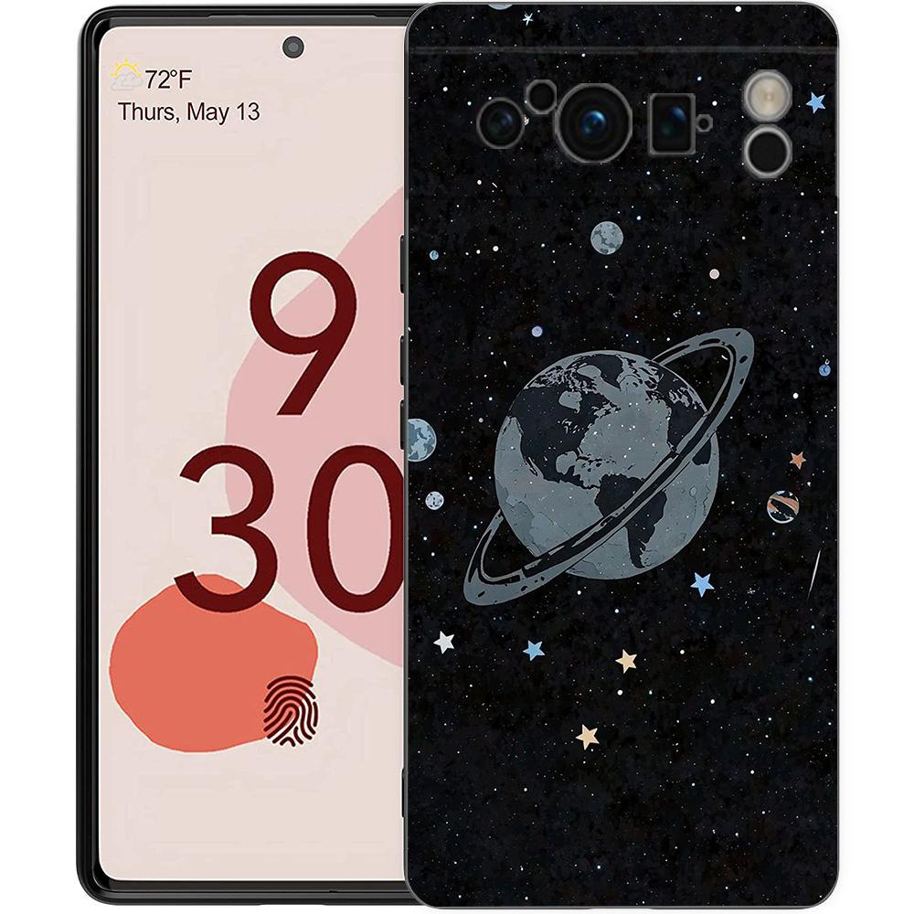 For Google Pixel 10 Pro Phone Case Pixel 9 Pro XL TPU Case Pixel 8 Pro 9A 8A 7A 7 6A 6 Pro Soft Cover Lovely Astronaut