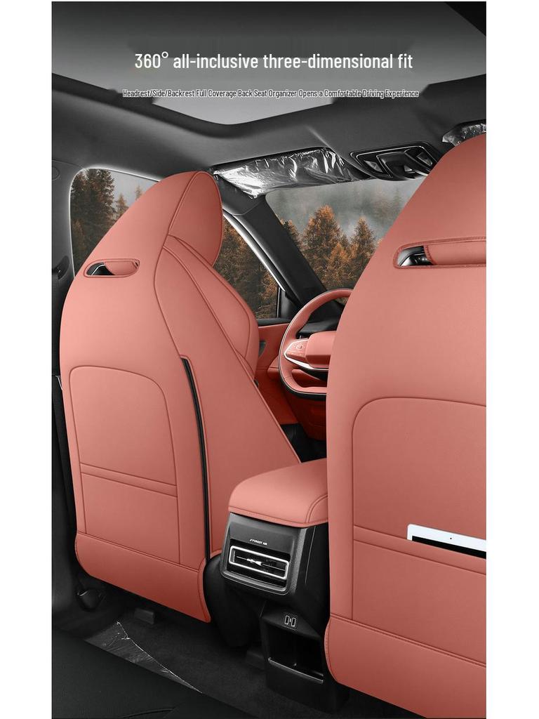 Changan UNIZ 5-Sitzer Leder Autositzkissen - Ganzjährig, Universelle Passform