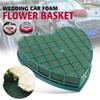 With Suction Cup Floral Bricks Heart Shaped Flower Mud Florist Sponge  Vehicle Decoration