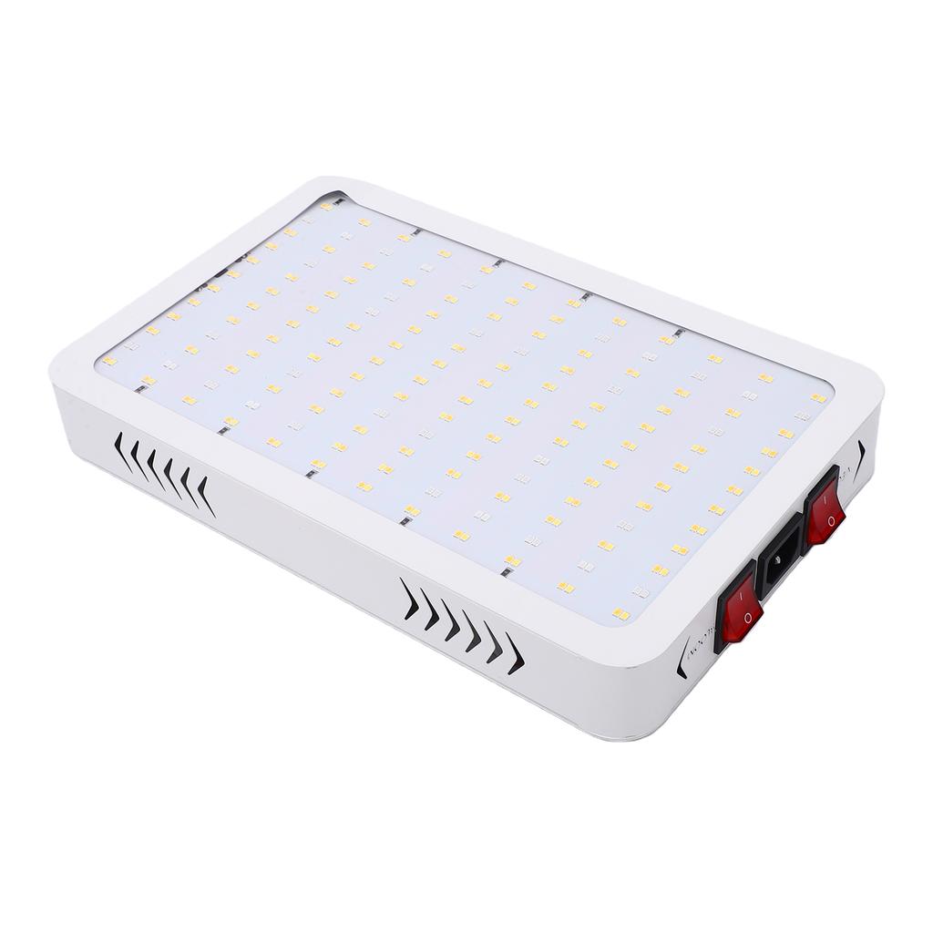 6000 LM LED Grow Light Full Spectrum Hanging Plants Light 30W 5 Dimmable Settings Dual Built in Fans for Indoor Plants