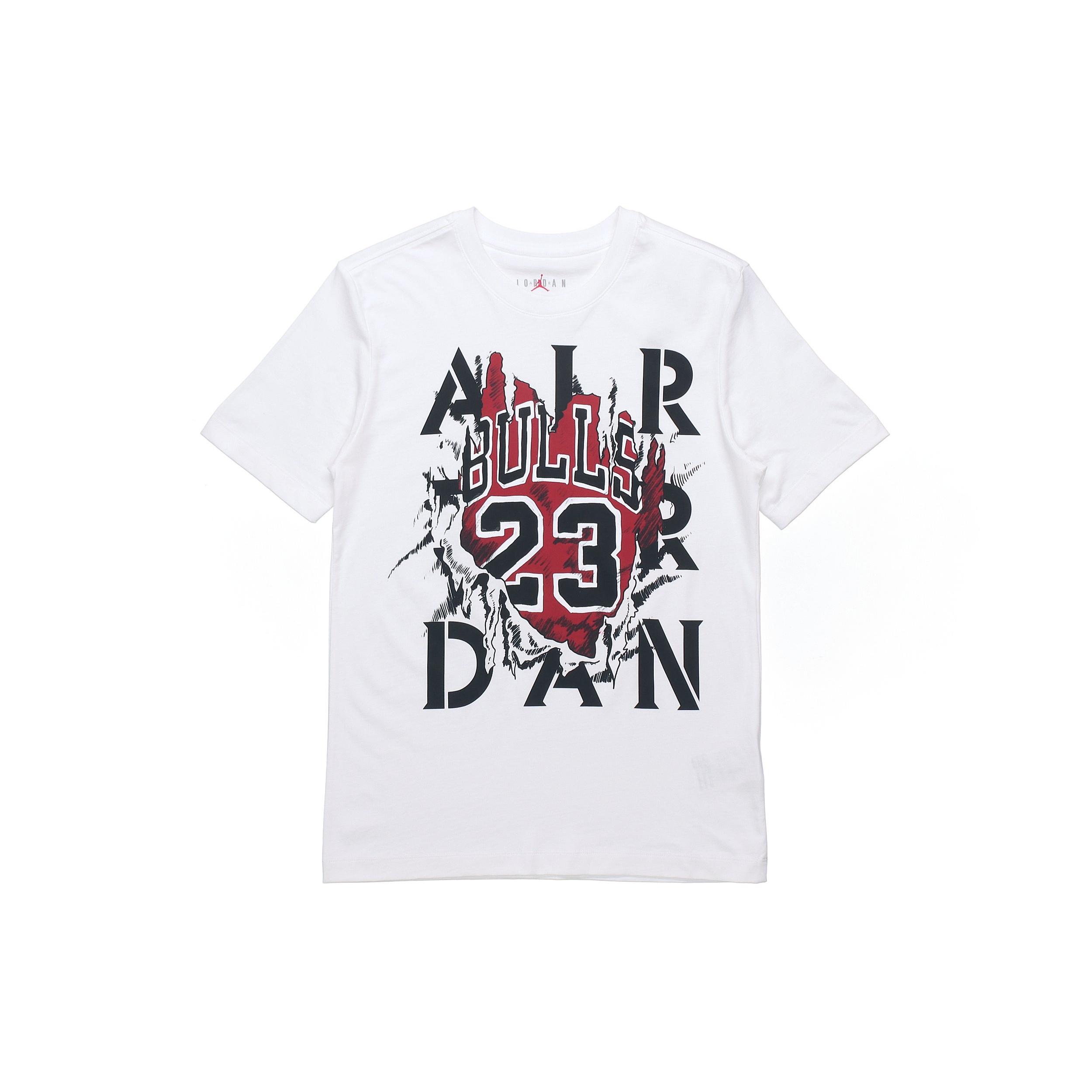 Air Jordan Aj5 85 Printed Crew Neck Short-sleeved Men s White DD5260-100 L