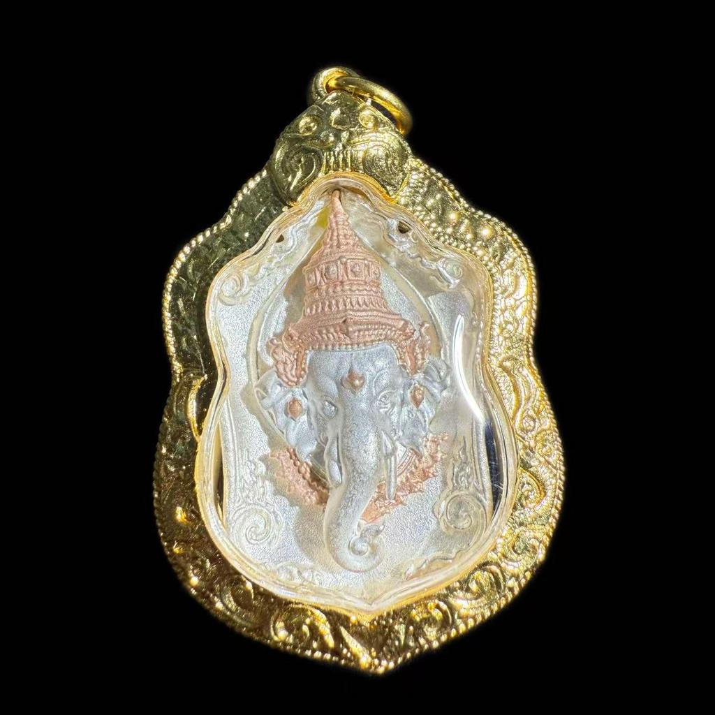 2563 Grand Ceremony Elephant Statue - Authentic Thailand Buddhist Temple