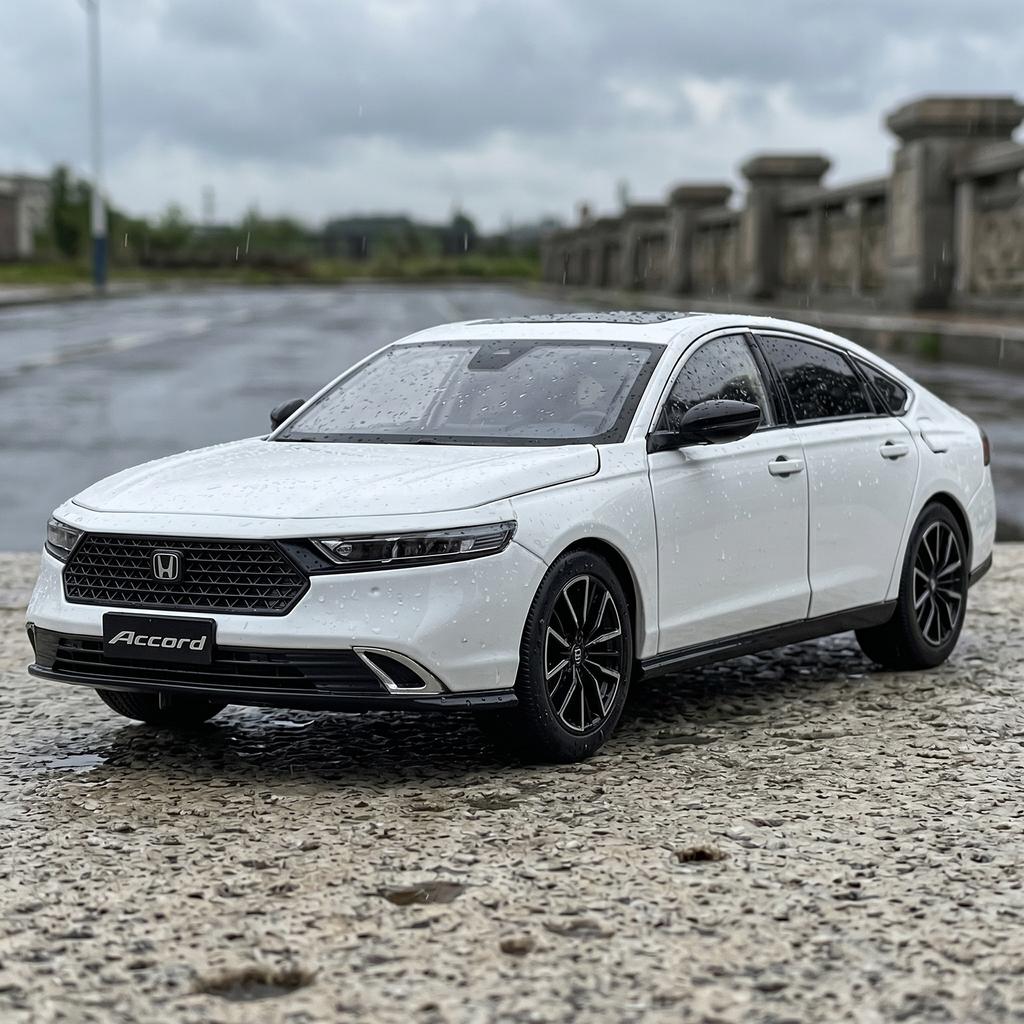 1:18 Honda Accord 10Th Gac Sports Sedan Alloy Metal Diecast Model Car Home Trendy Collect Desktop Display Ornament Birthday Gift