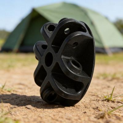 Heavy Type Tent Top Cover Connector 4 Way Design Canopy Connector Plastic Texture for Camping Shelter Accessories