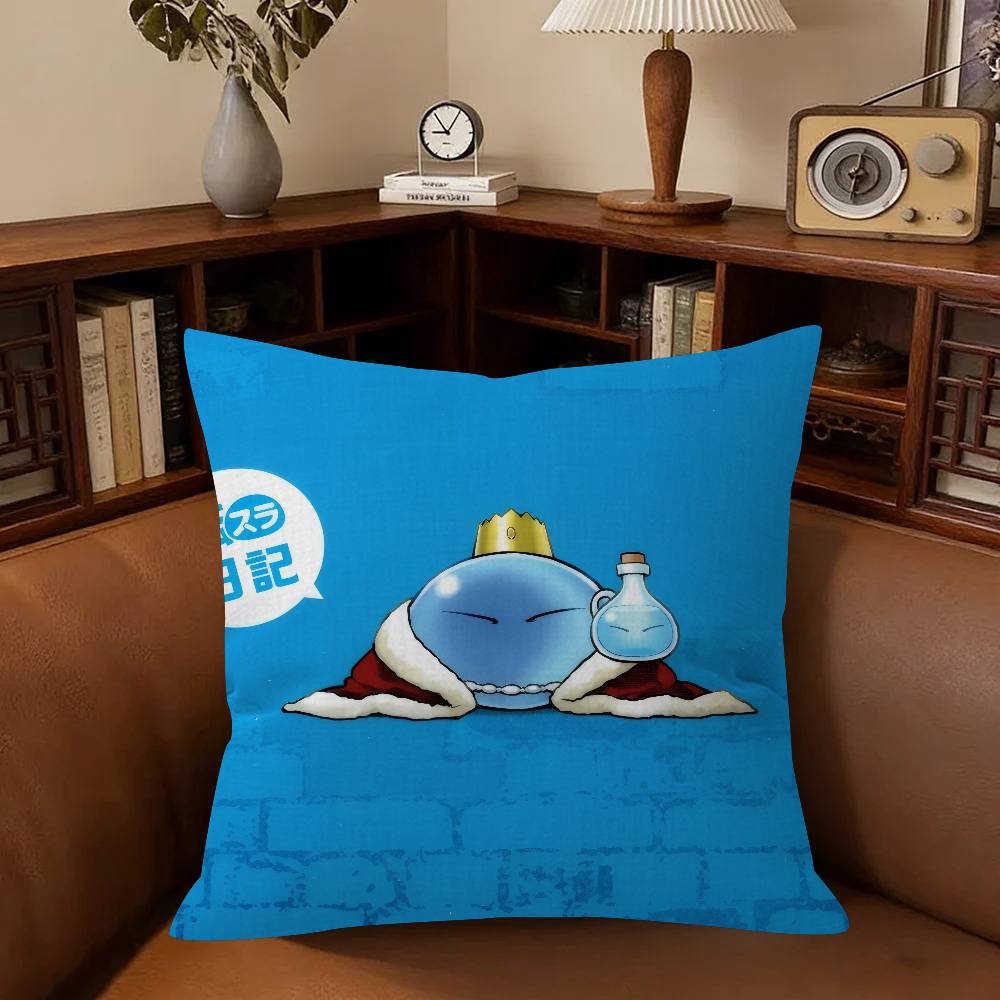 Cartoon Slime D-dragon Quest Children  pillow cover sofa cushion cover home room decoration children gift