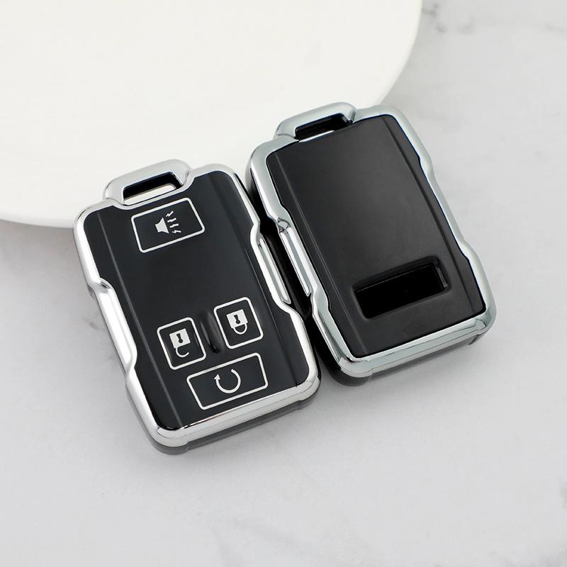 Chevrolet SUBURBAN Saboban TPU Key Cover GMC Car Key Case Ring