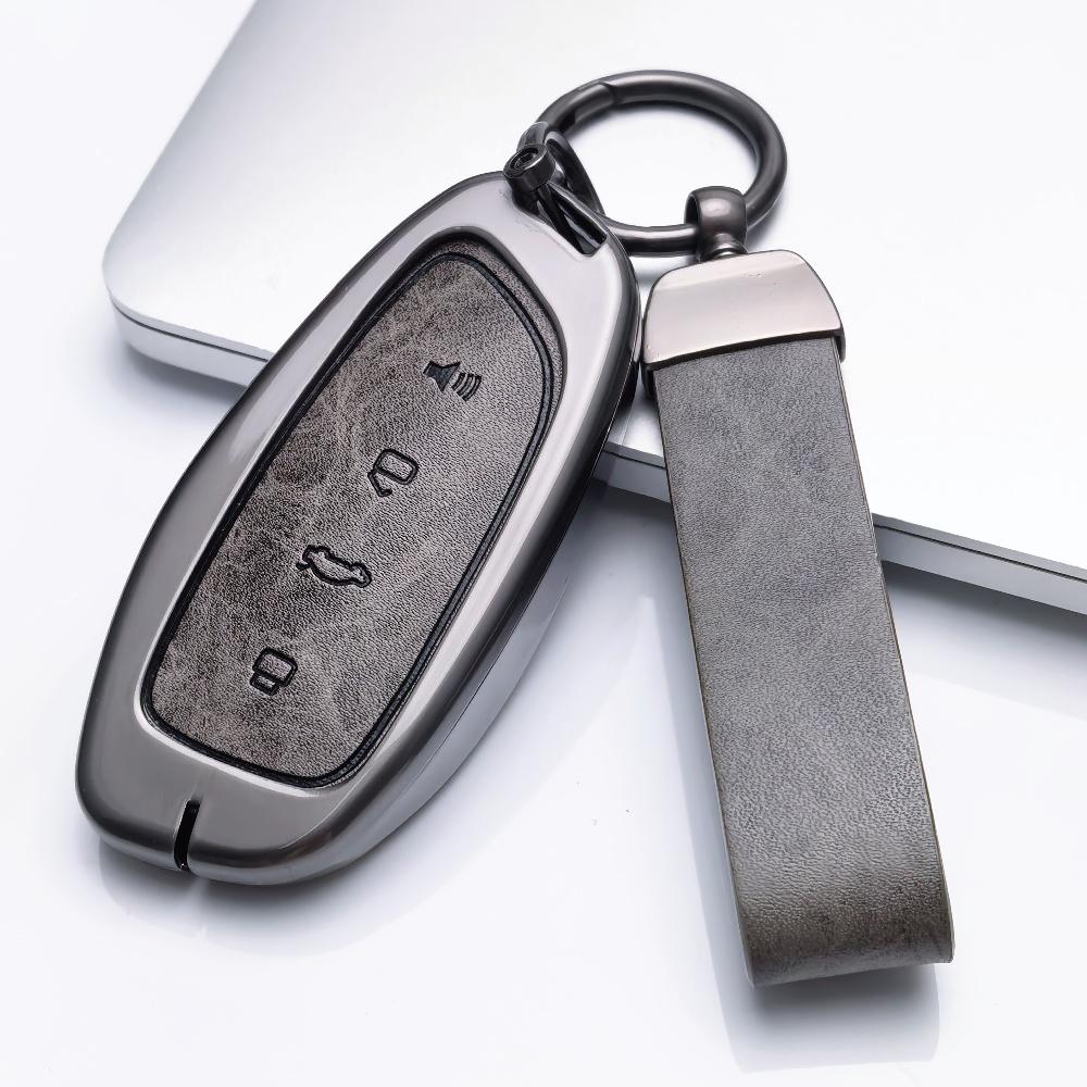 Zinc Alloy Leather Car Key Case Cover For Great Wall Haval H6 H9 M6 H2 Cool Dog Plus Owl Dragon Max F7 F7X F7H H8
