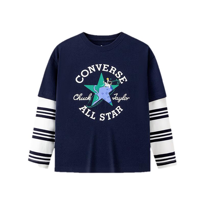 Converse Kids Color Block Raglan T-Shirt S