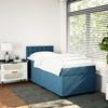 Maison Exclusive - Sommier à lattes de lit avec matelas Bleu foncé 90x200 cm