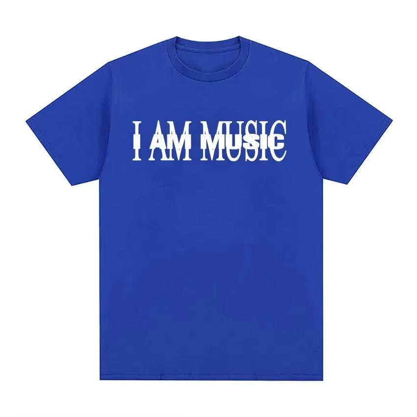 Playboi Carti I Am Music Album Print T-Shirt  Opium Ken Carson Destroy Lonely T Shirts Men 100% Cotton Loose Tops Breathable Tee