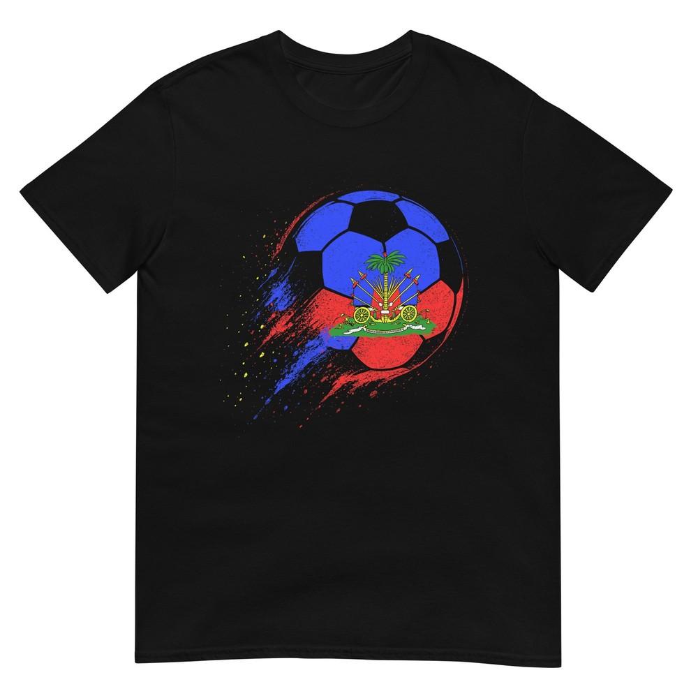 Haiti Ball Haitian Flag Pride Goal Player TShirt