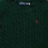 Polo Ralph Lauren Solid Color Pony Embroidered Crew Neck Long Sleeve Knit Sweater Men sweater Green 710876762-004