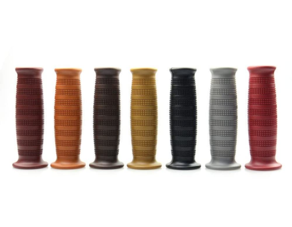 Beatus Vertical Groove Tull Type Bike Handle Grip 0.9 Inches (22.2 Mm) Universal Grip