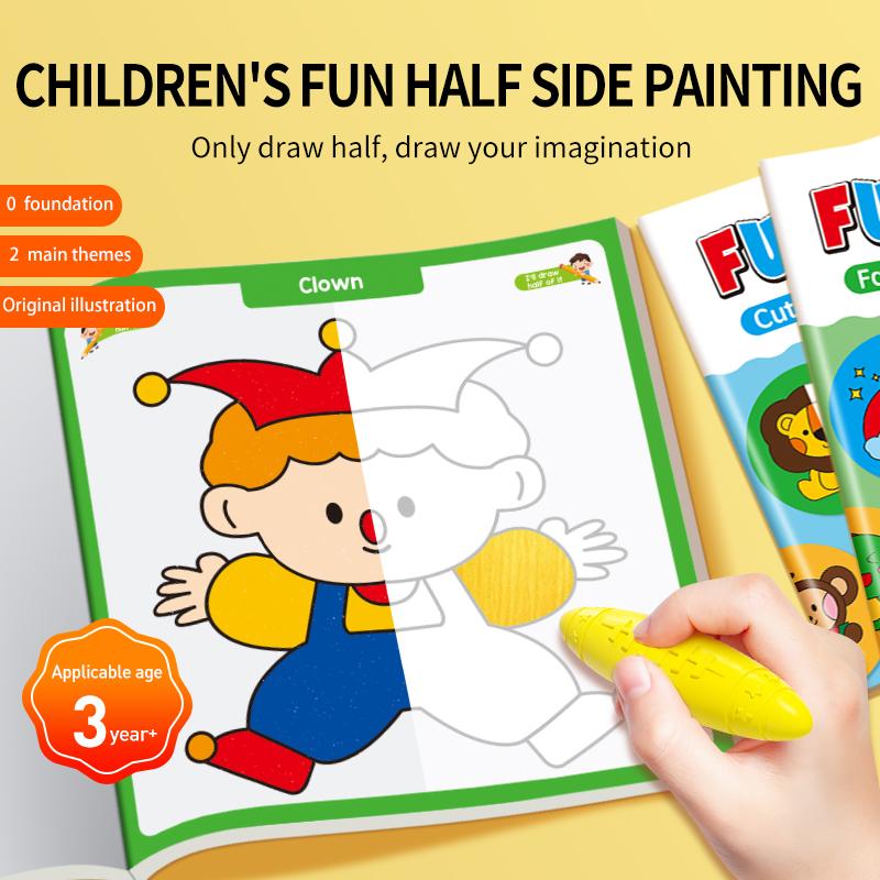 Children's Drawing & Coloring Books Fit For Learning-Focused Activities Ages 3-12 Early Learning Classroom Supplies Birthday or Back-To-